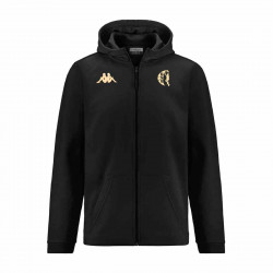Veste à capuche Kappa Giordizi Noir Flocage BSM